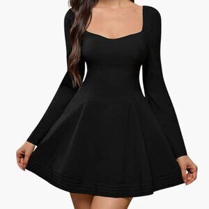 NWT Long Sleeve Women's Black Dress Size L